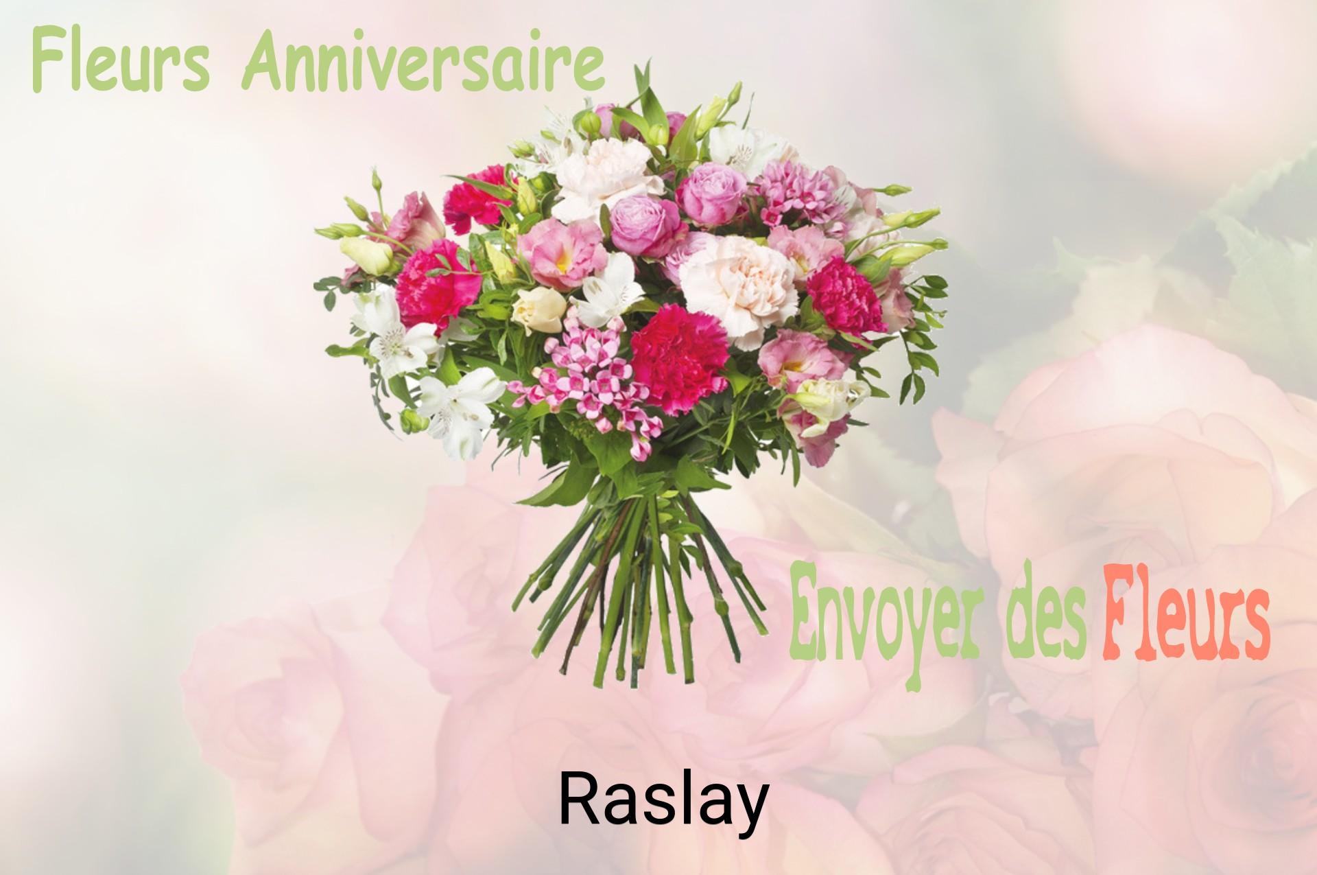 Bouquet de fleurs d’anniversaire livré à Raslay
